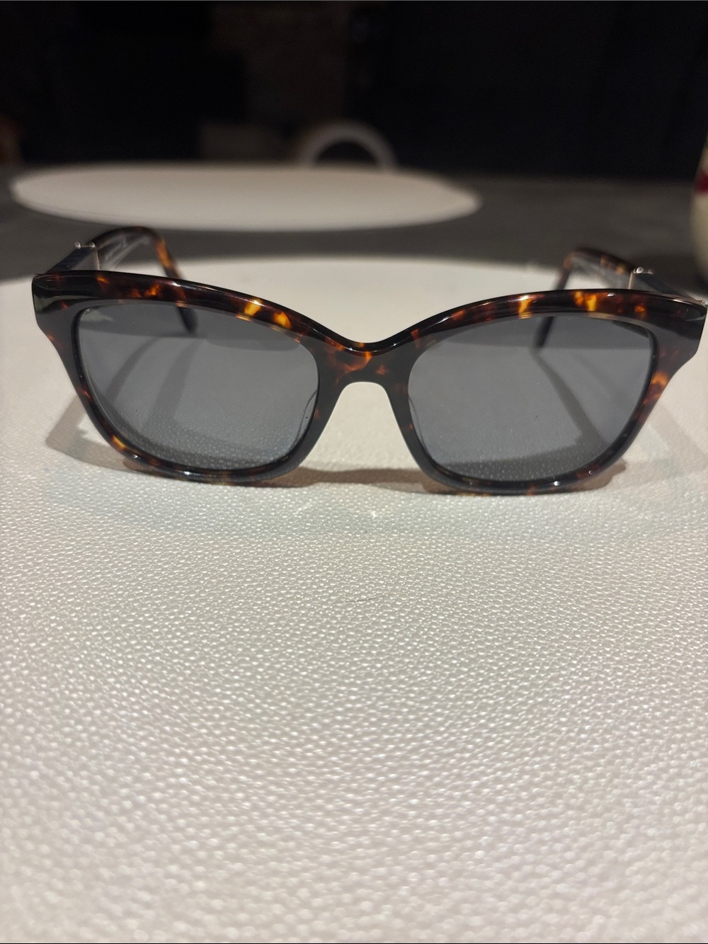 kate spade Tortoise Cat-Eye Sunglasses with Gray Lenses